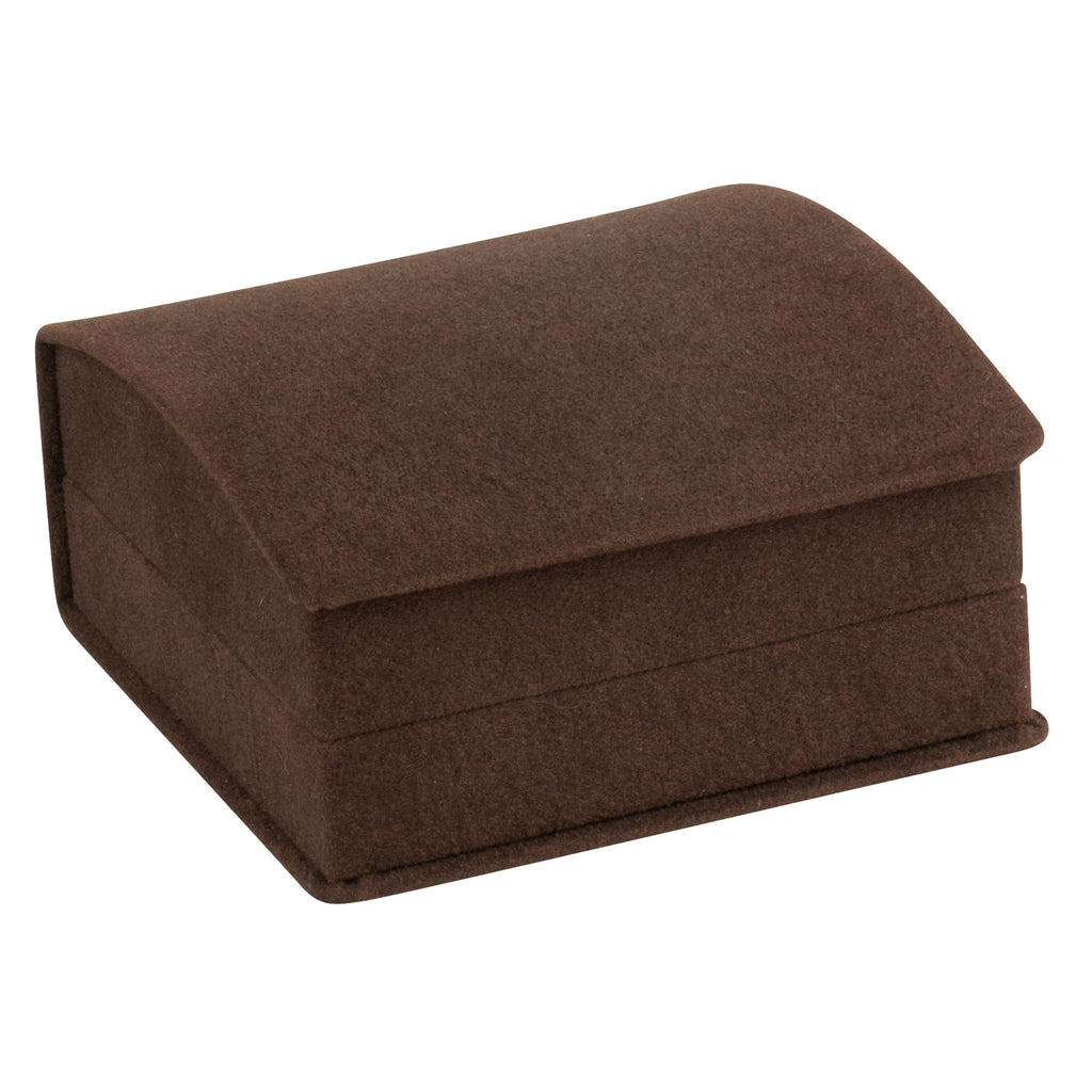 Suede Universal Box with Matching Interior with Ribboned Packer