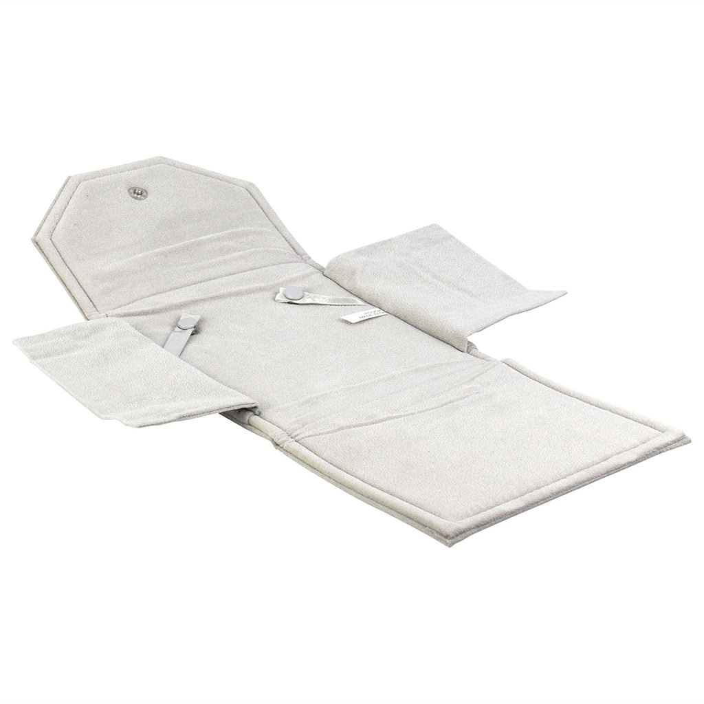 High Quality Italian Suede Pearl Folder with Two Piece Packer