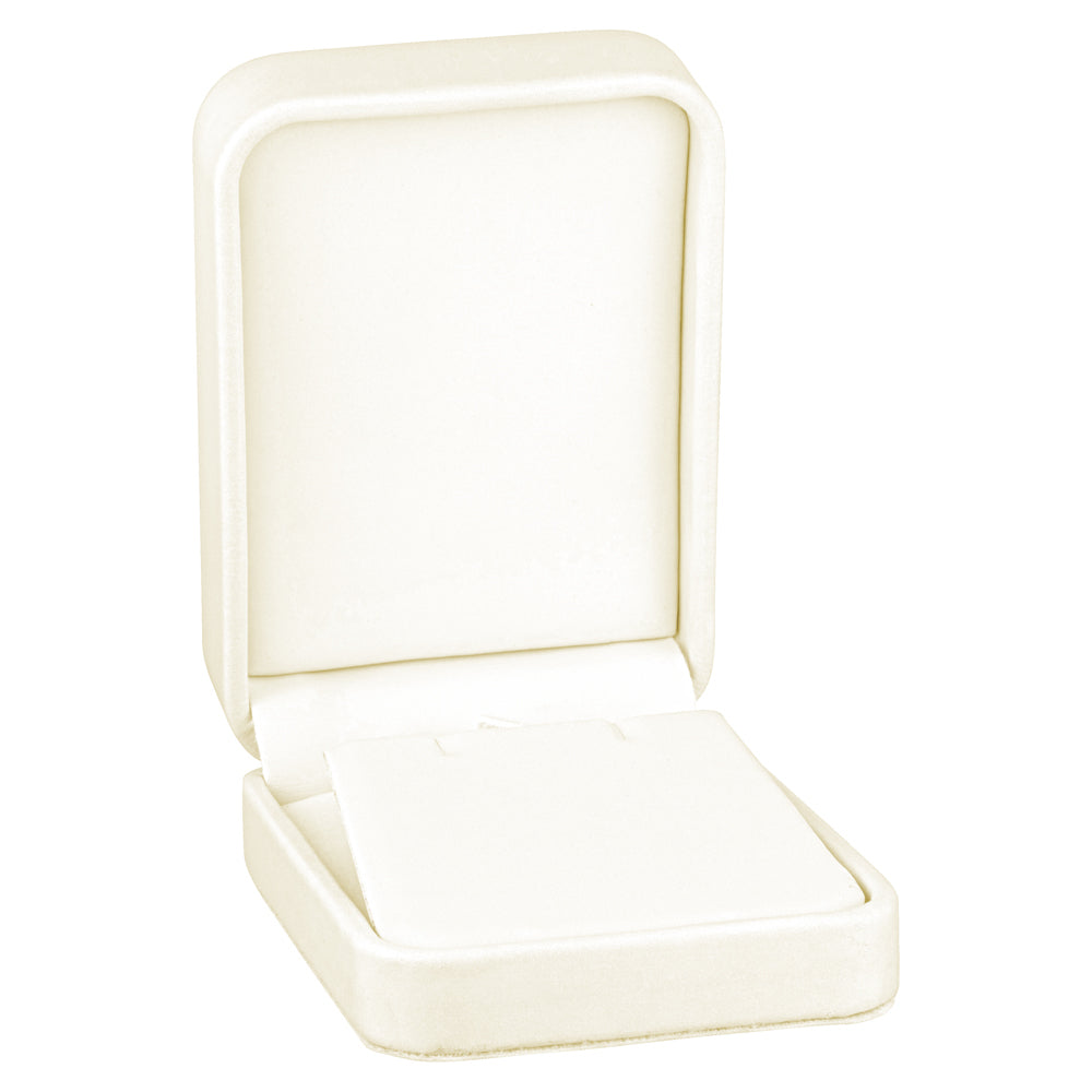 Leatherette Large Pendant Box with Matching Interior