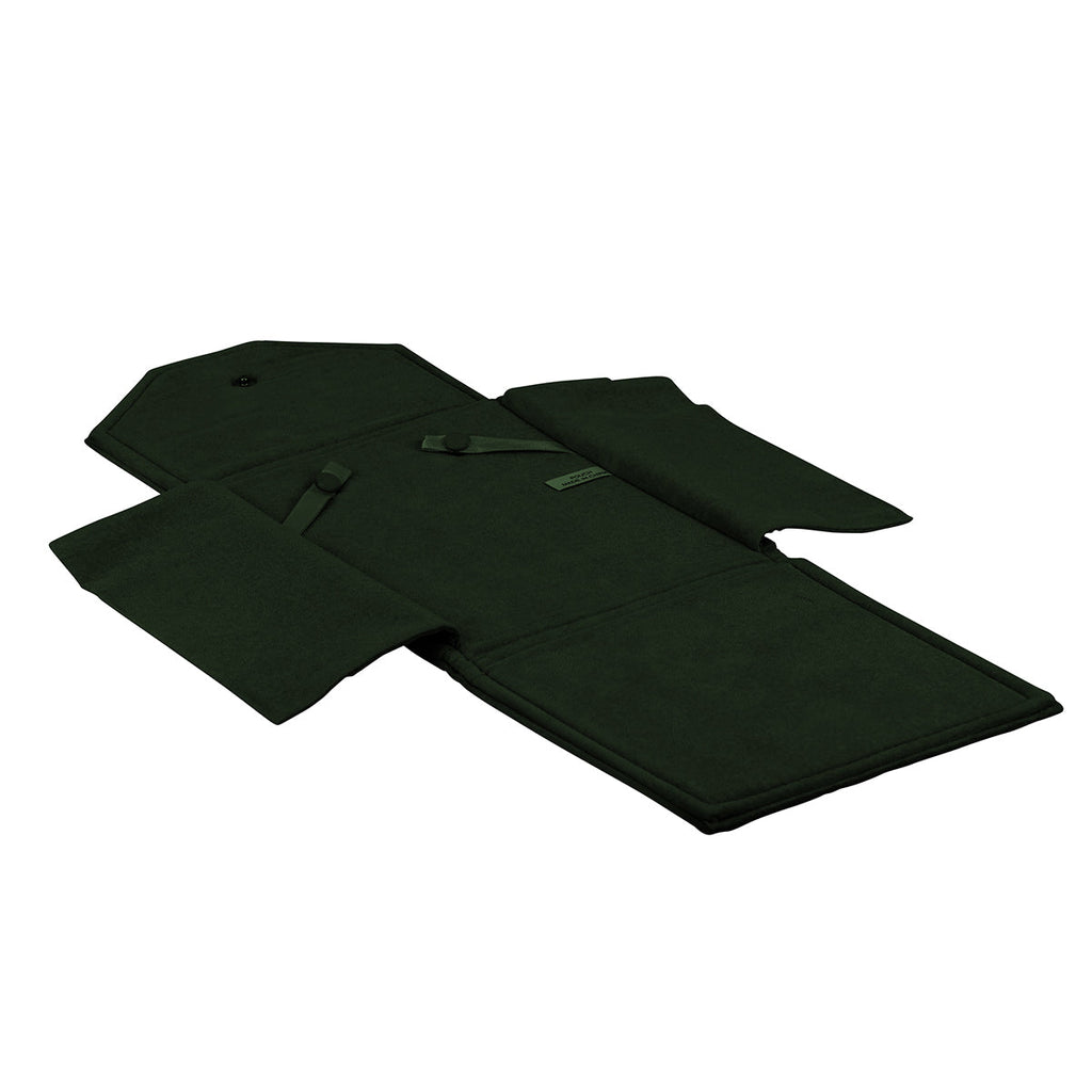 High Quality Italian Suede Pearl Folder with Two Piece Packer