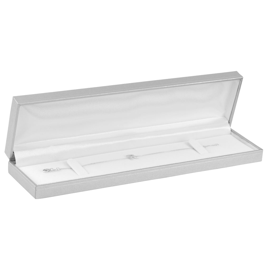 Paper Covered Bracelet Box with Gold Accent