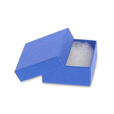 Cotton Filled Cardboard Ring or Earring Box