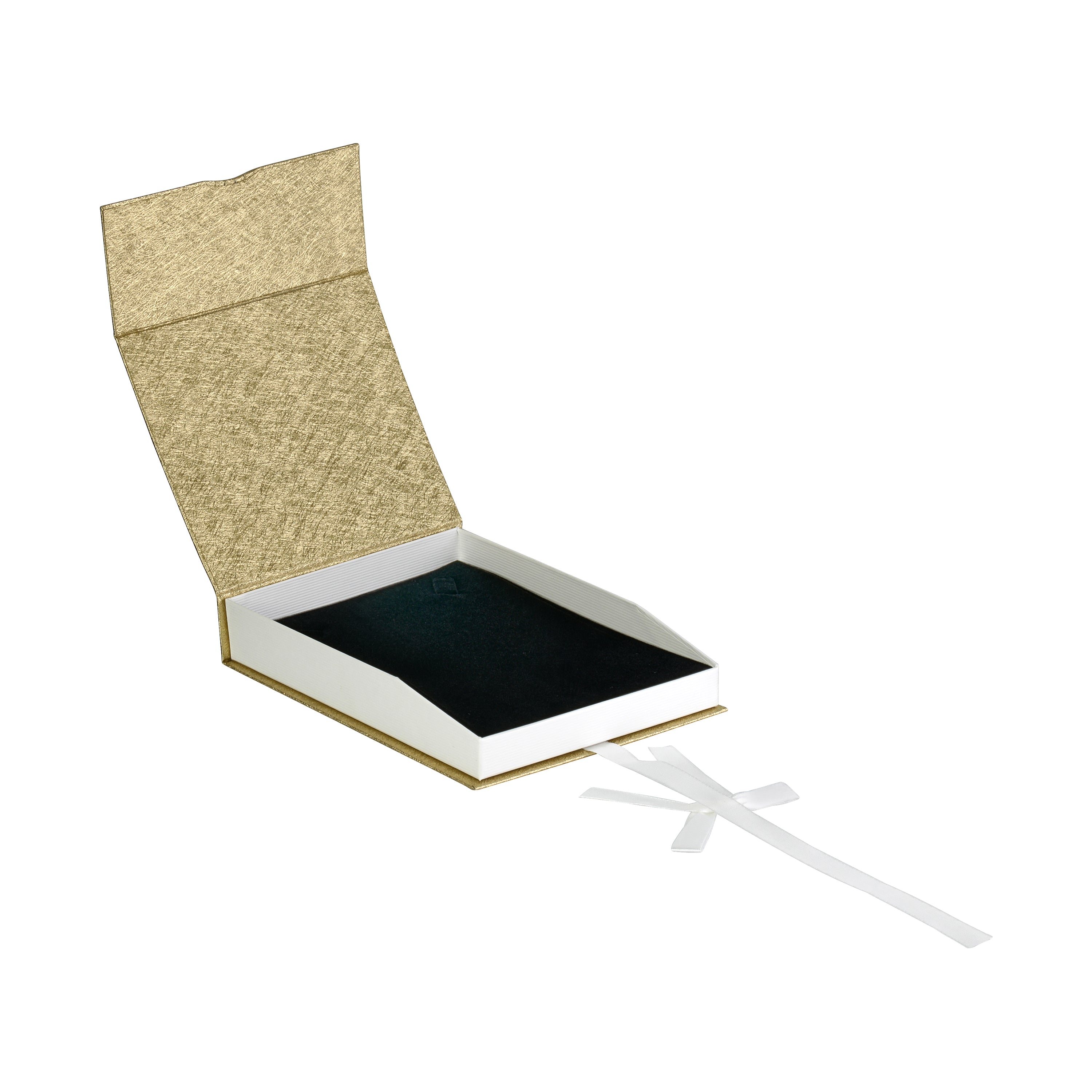 Elegant Paper Pearl Box with a Unique Magnetic Ribbon