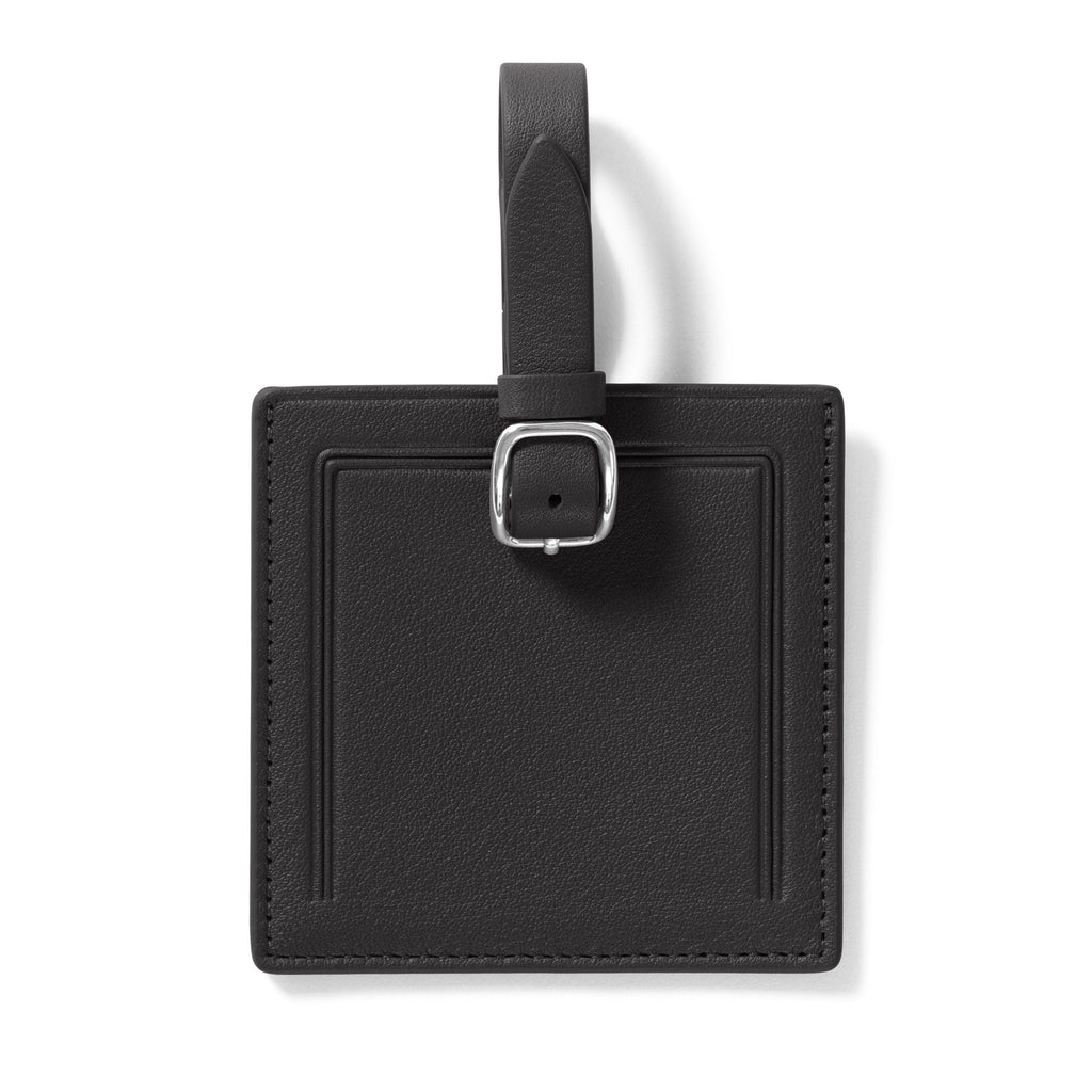 Small Square Luggage Tag Black Onyx