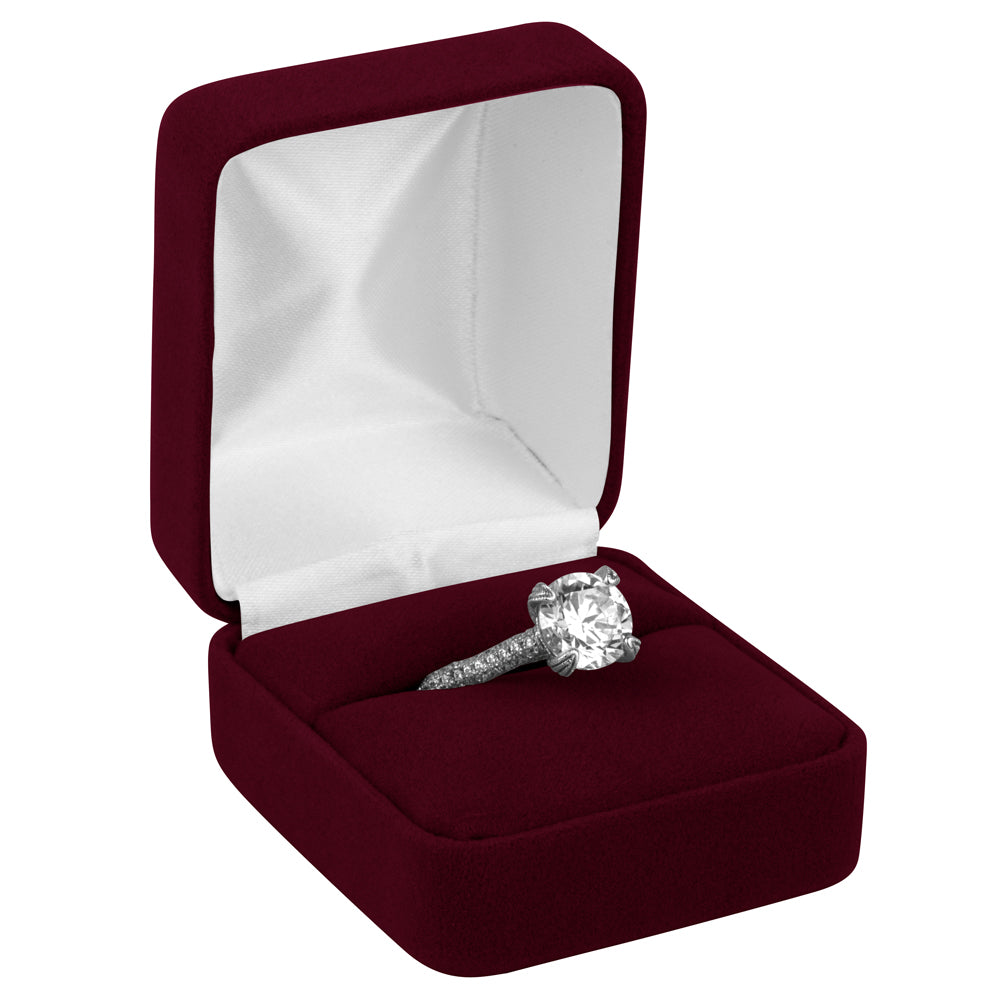 Velour Single Ring Box