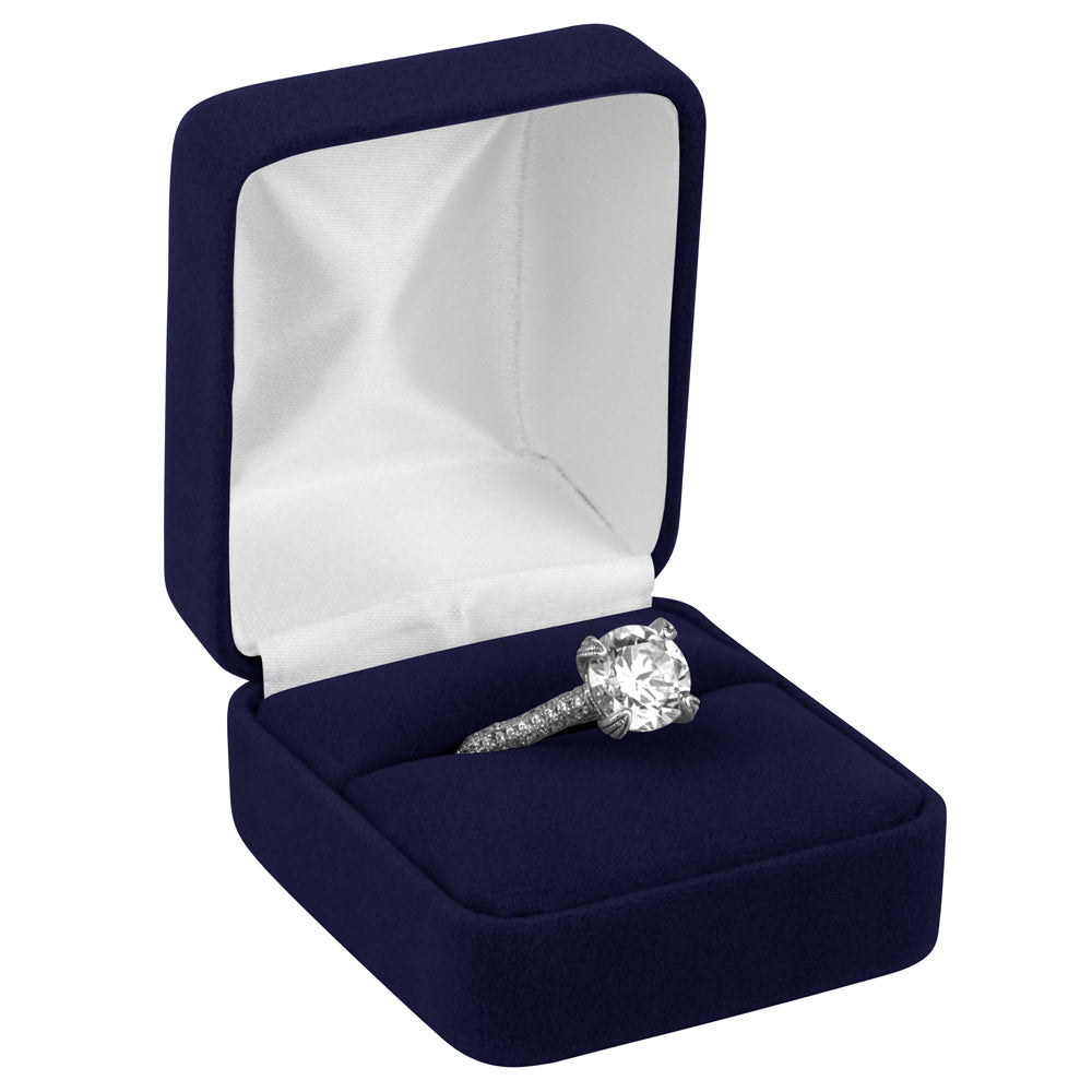 Velour Single Ring Box