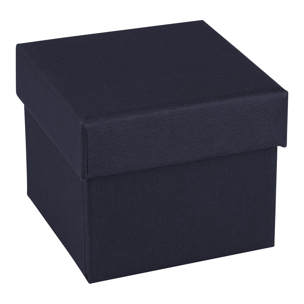 Nabuka Leatherette Single Ring Box with Cream Interior