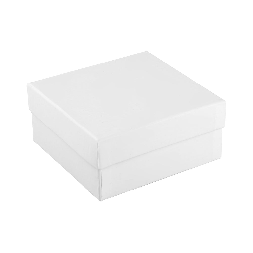 Rosewood Look Universal Box with White Leatherette Interior