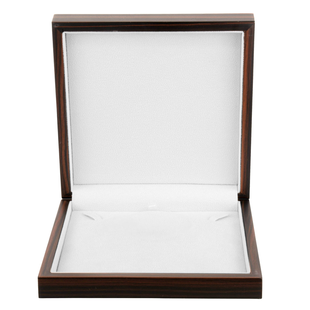 Brown Zebra Wood Pearl Box