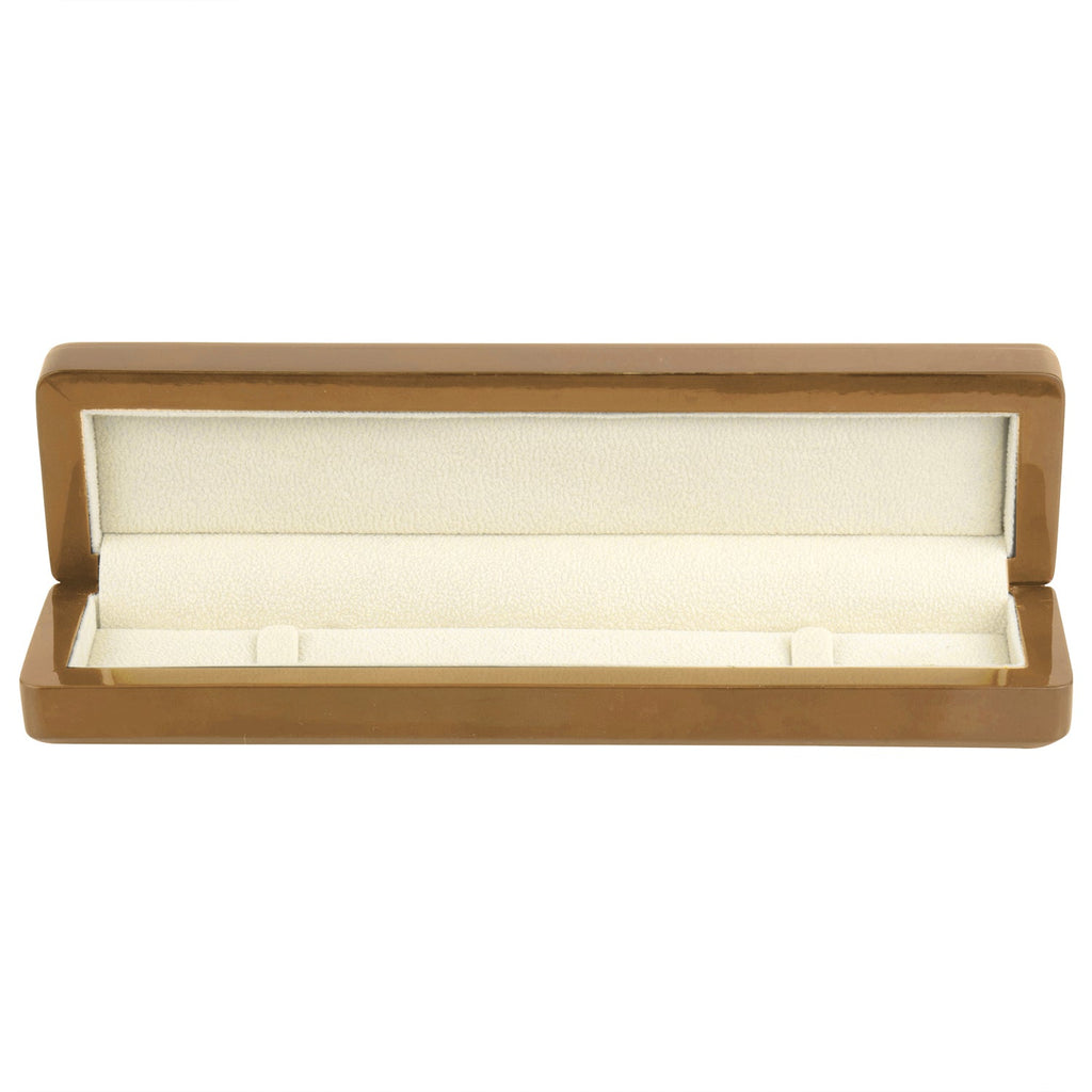 Wooden Bracelet Box with Suede Insert