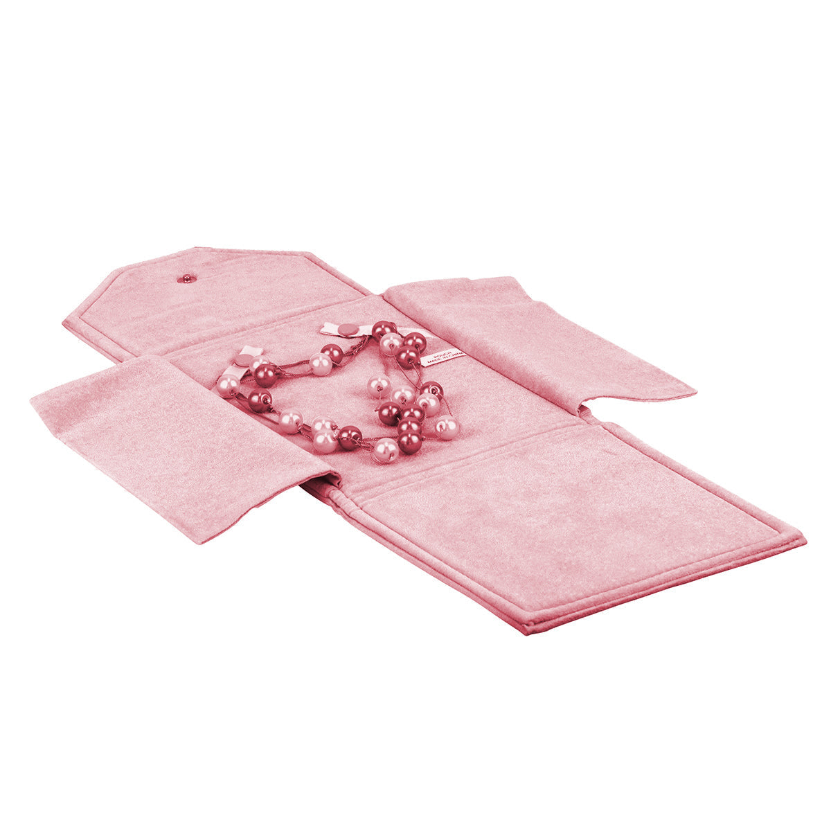 High Quality Italian Suede Pearl Folder with Two Piece Packer