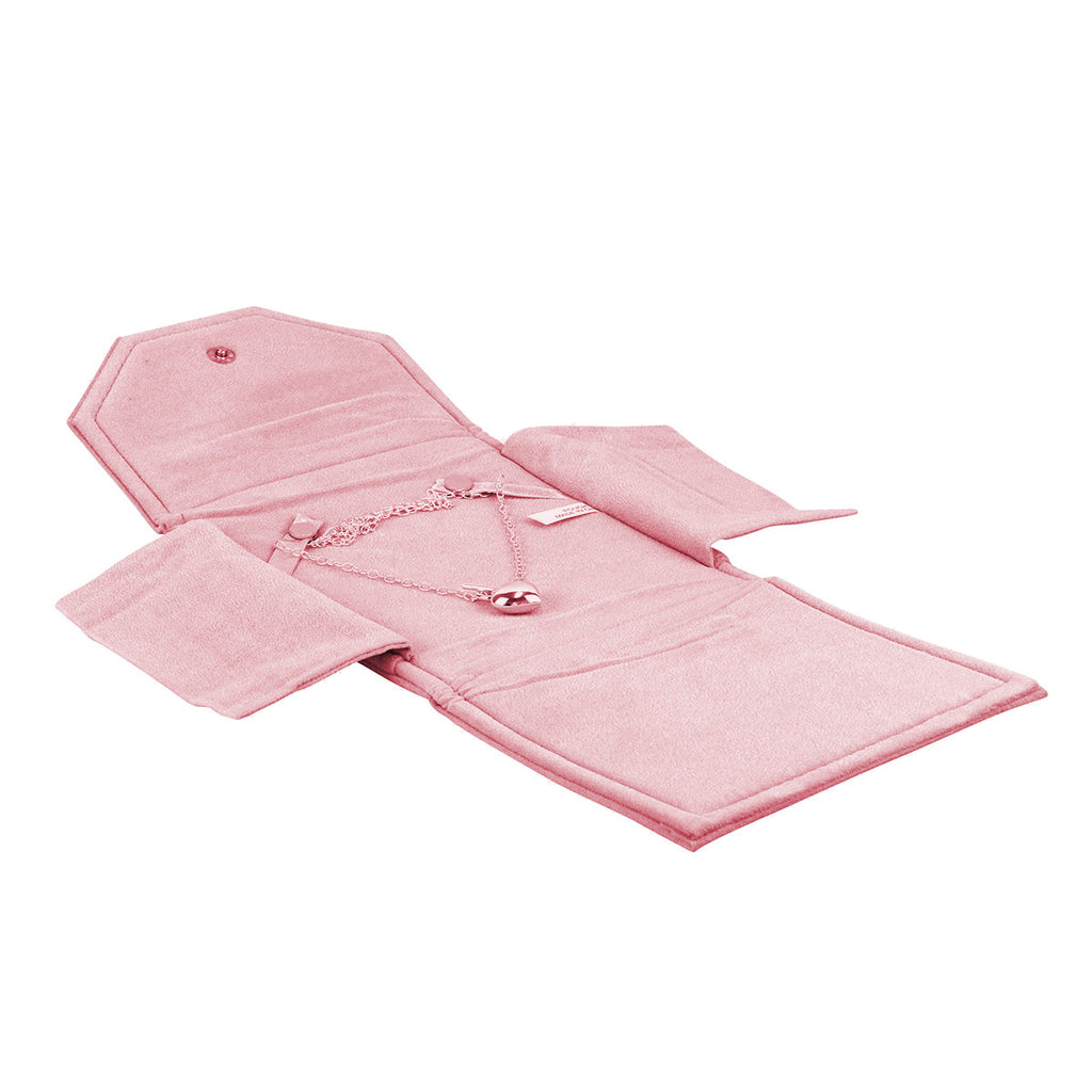 High Quality Italian Suede Pearl Folder with Two Piece Packer