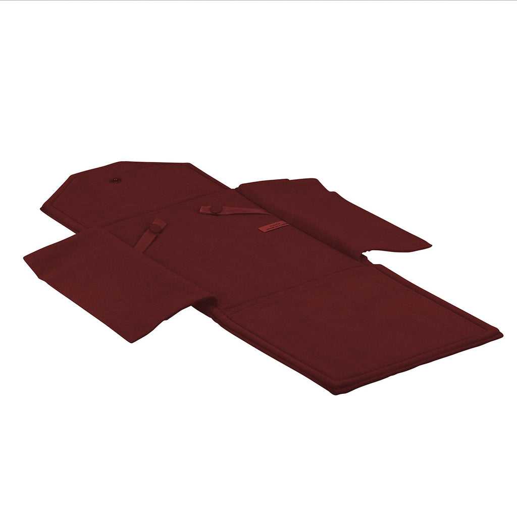 High Quality Italian Suede Pearl Folder with Two Piece Packer