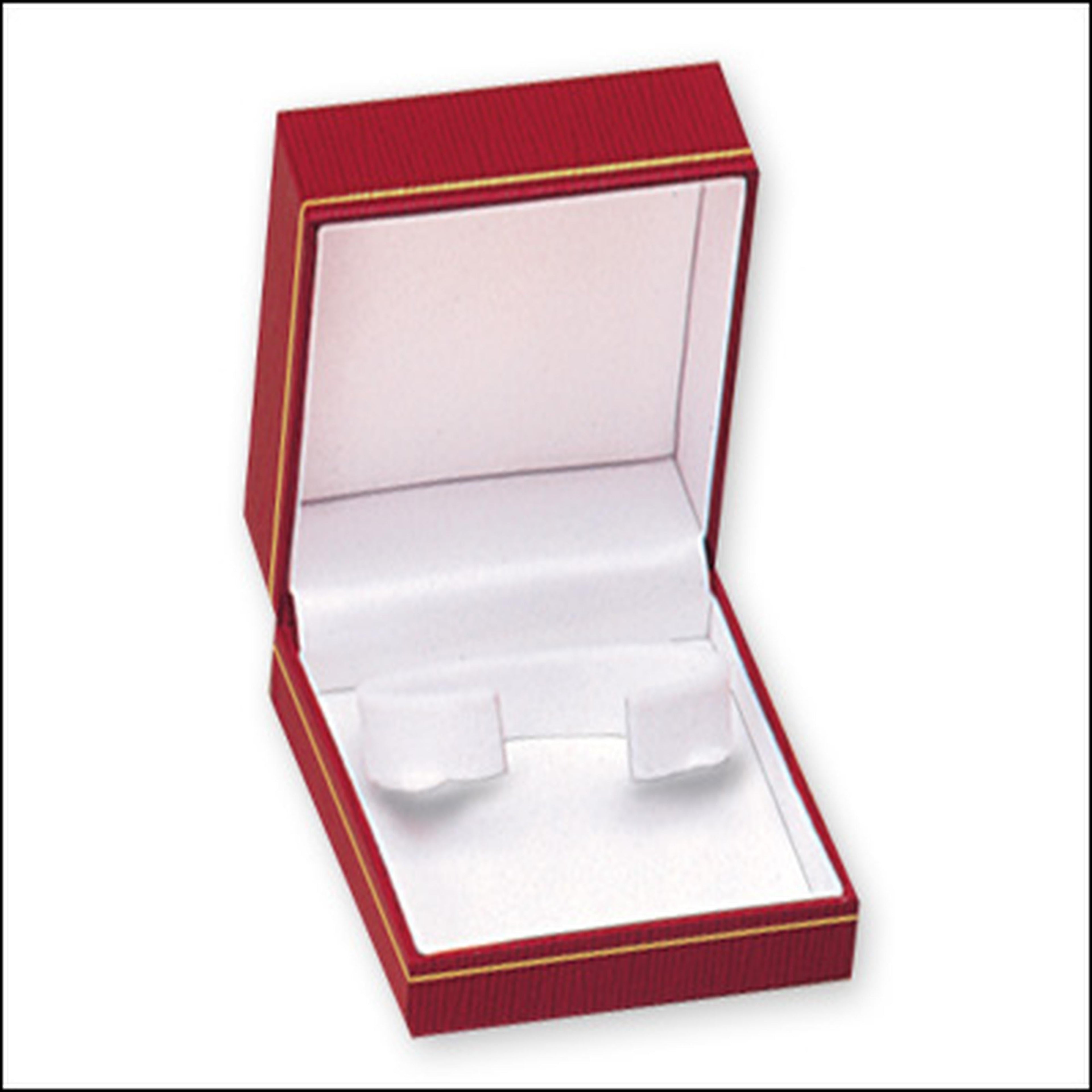 Textured Leatherette Watch or Bangle Box with Gold Accent