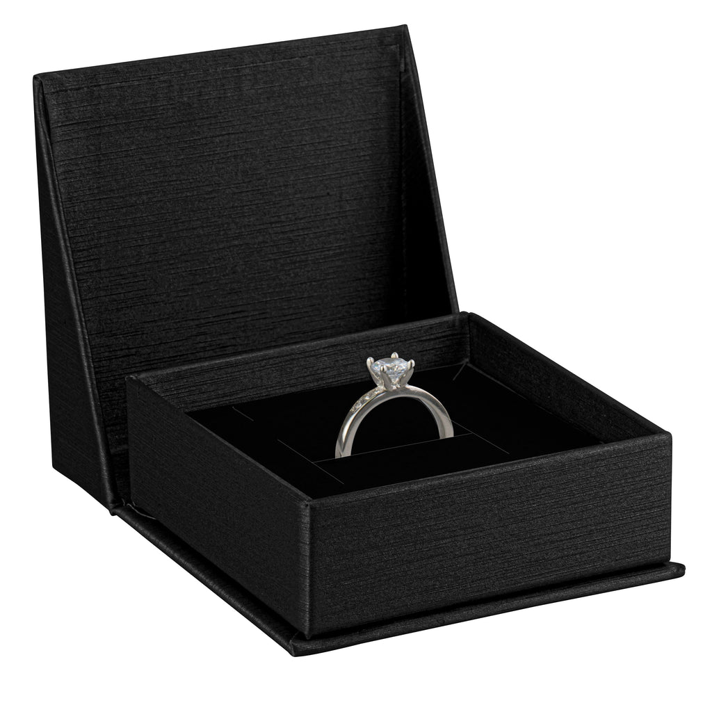 Silk Paper Pendant and Ring Jewelry Box