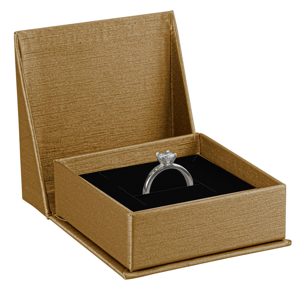 Silk Paper Pendant and Ring Jewelry Box