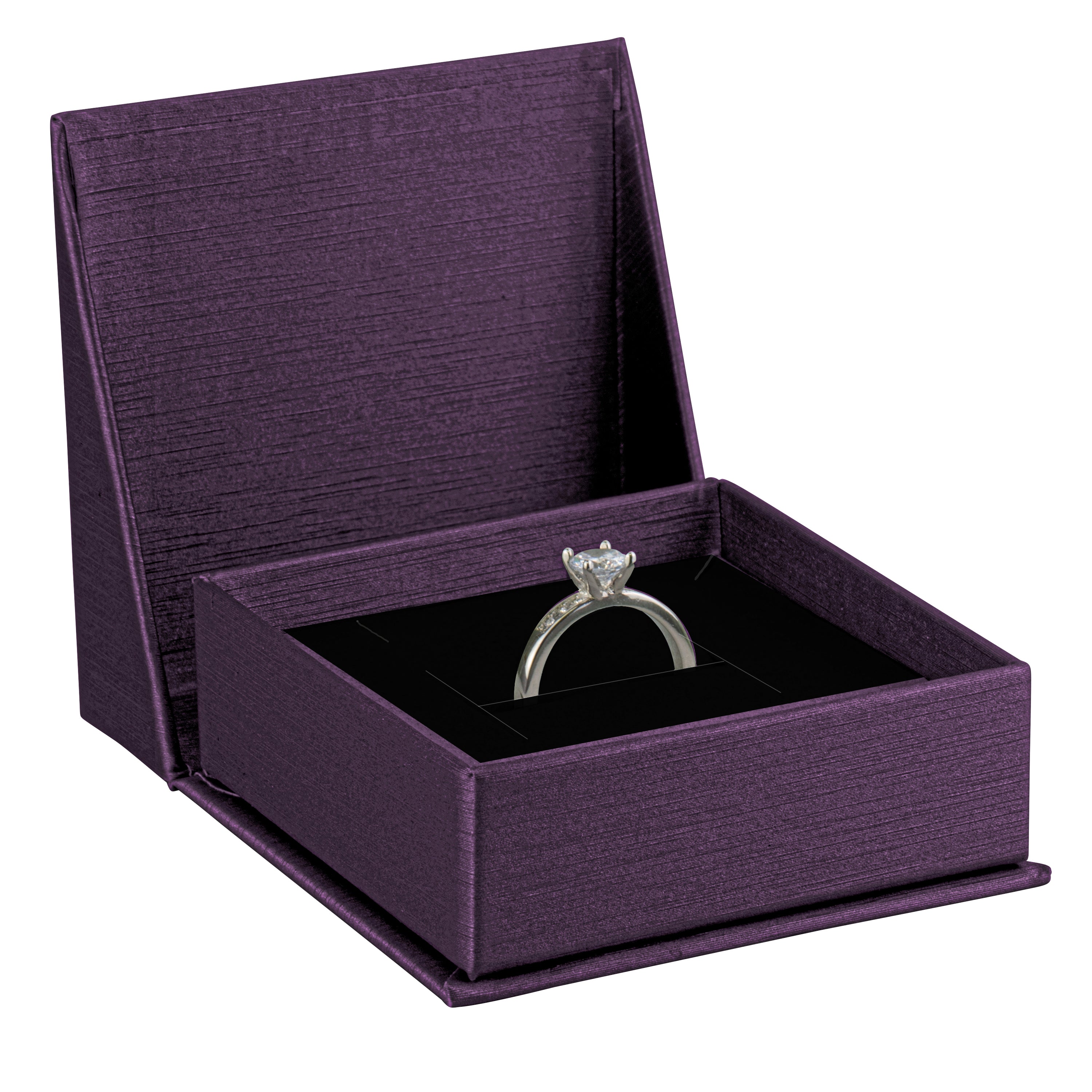 Silk Paper Pendant and Ring Jewelry Box