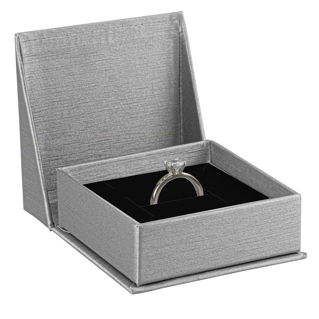 Silk Paper Pendant and Ring Jewelry Box