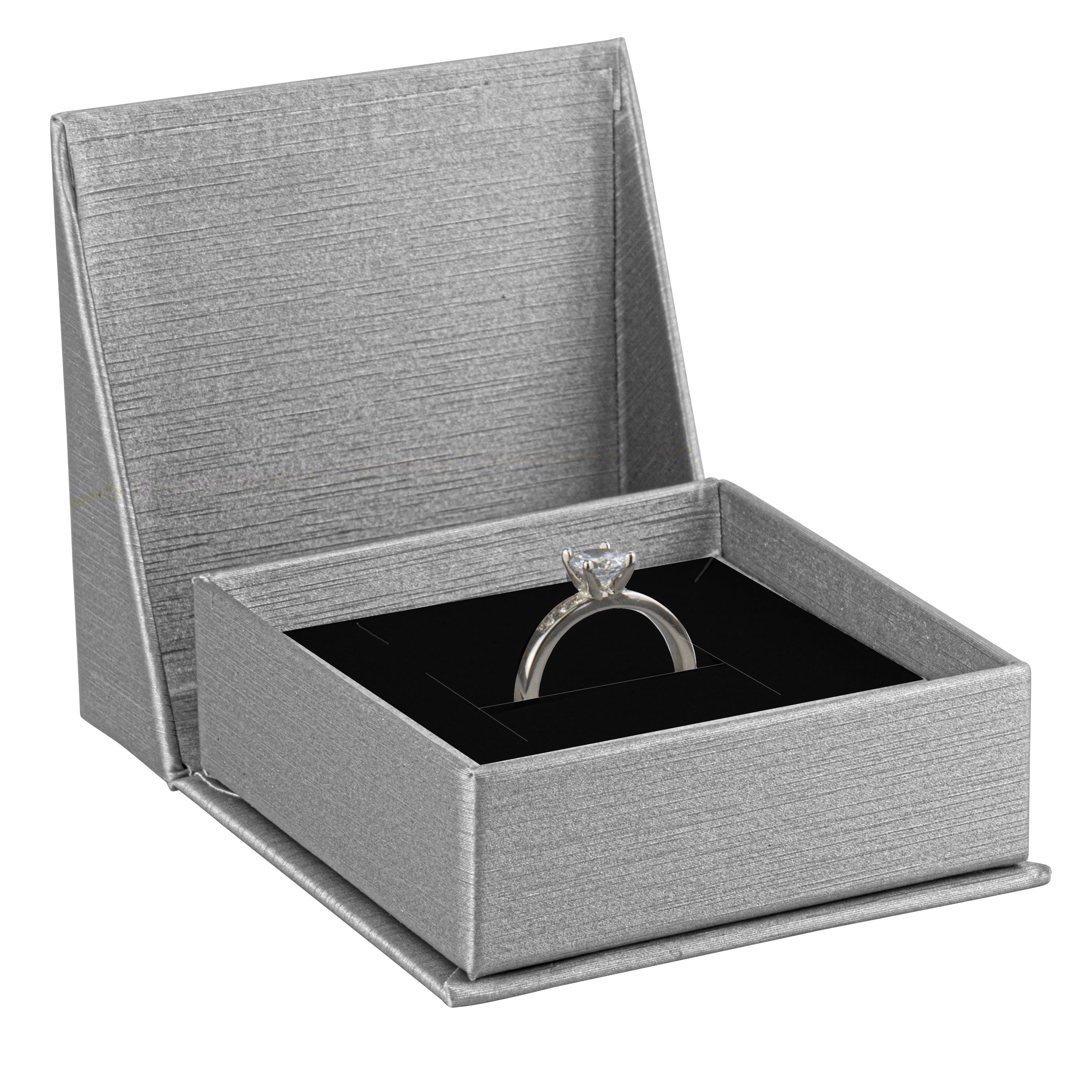 Silk Paper Pendant and Ring Jewelry Box