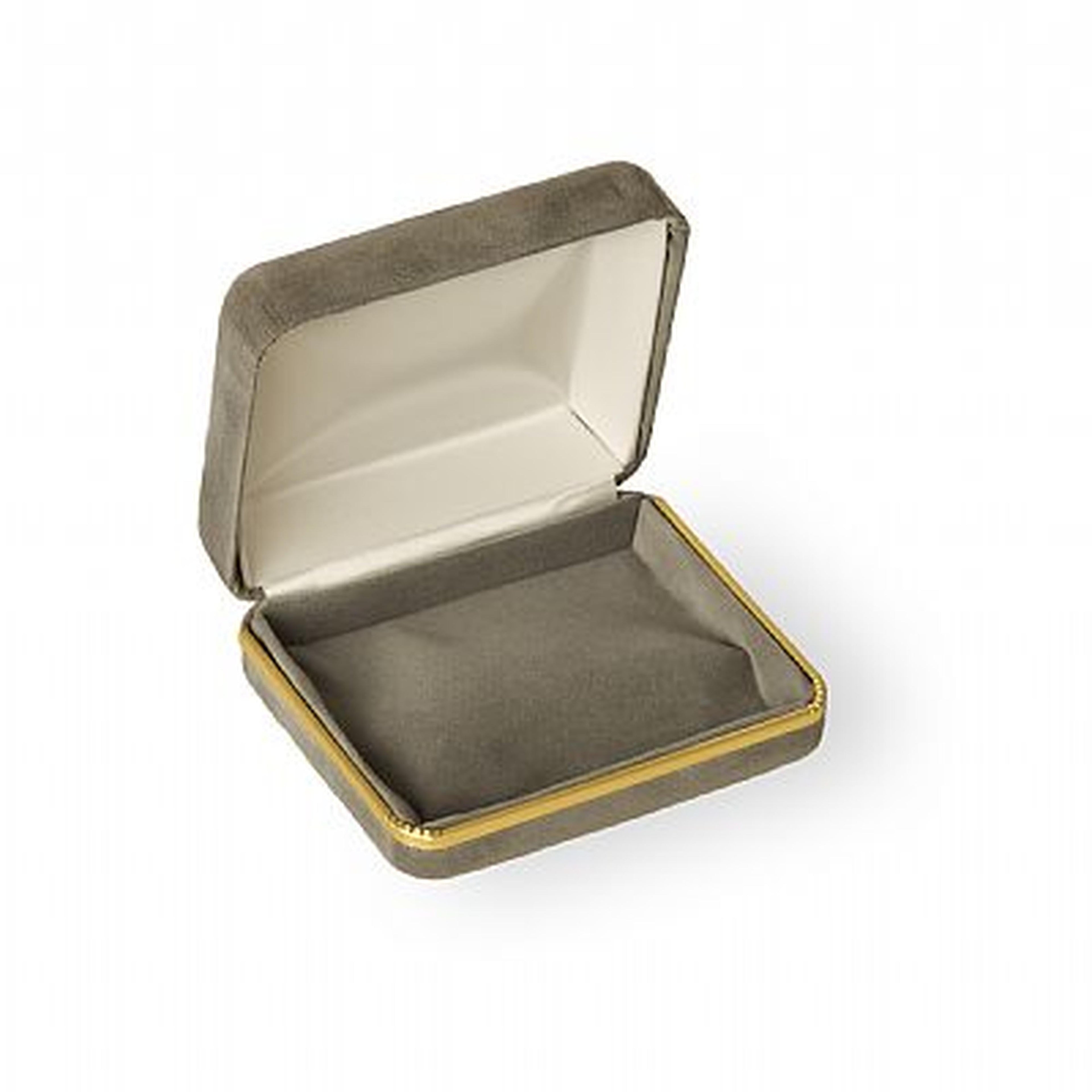 Velvet Universal Box with Gold Rims and Matching Insert