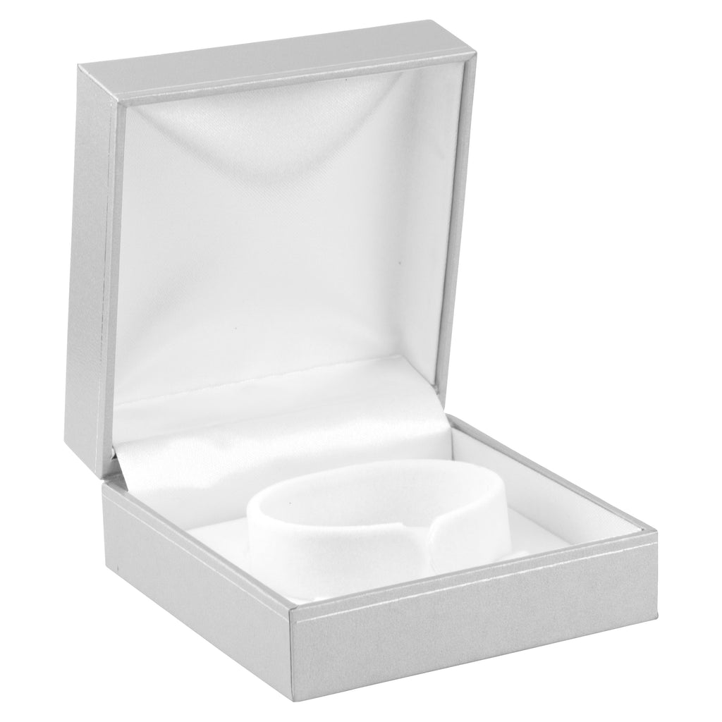 Paper Covered Bangle Box with Gold Accent