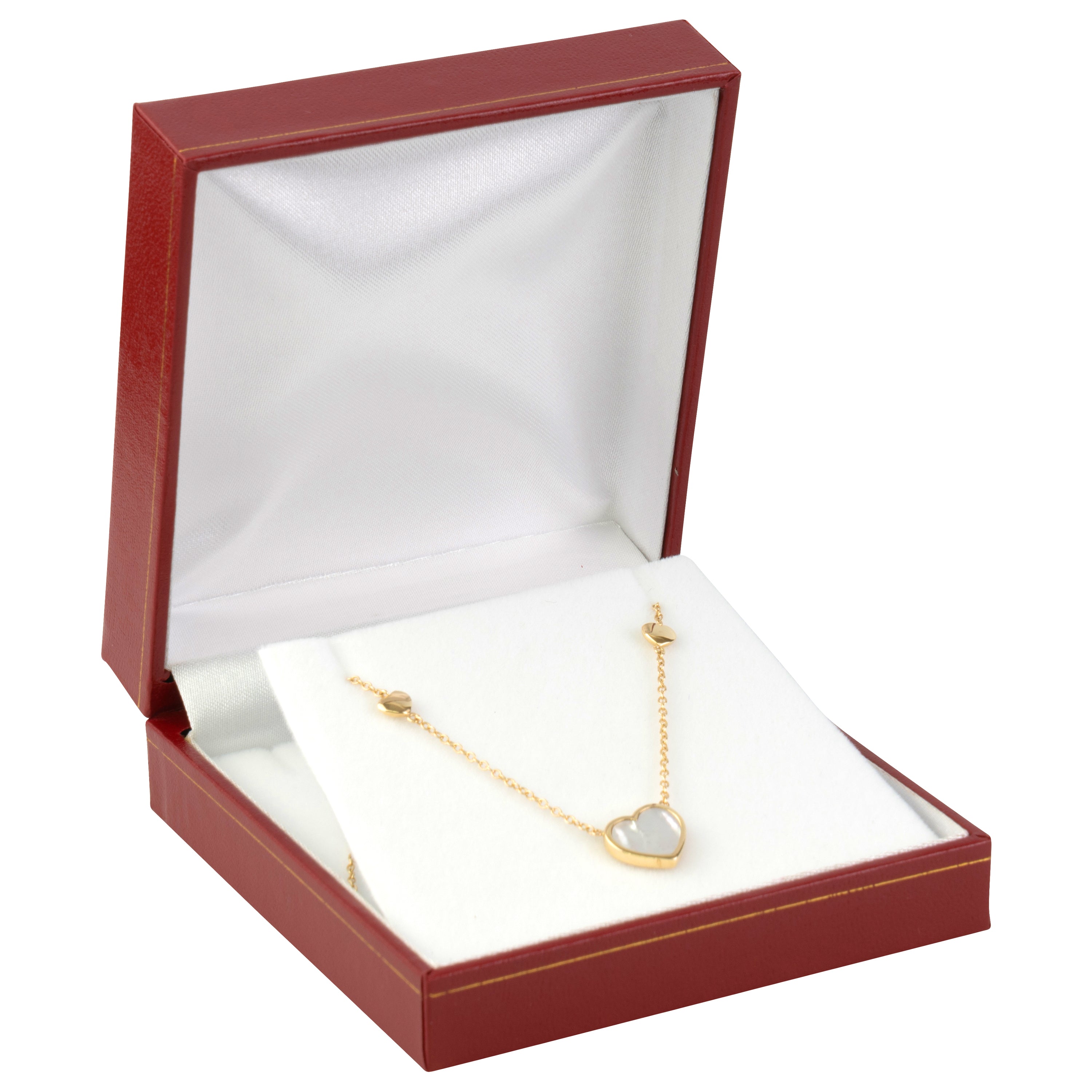 Paper Covered Universal Box with Gold Accent