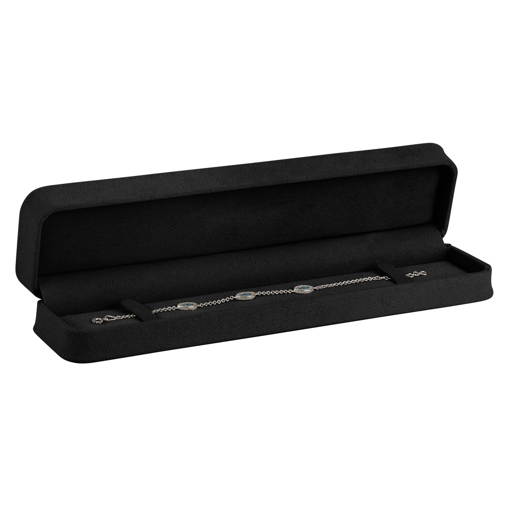 Suede Bracelet Box with Matching Suede Interior