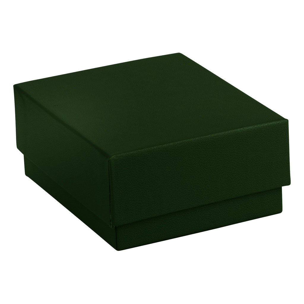 Suede Large French Clip Earring Box with Matching Suede Interior