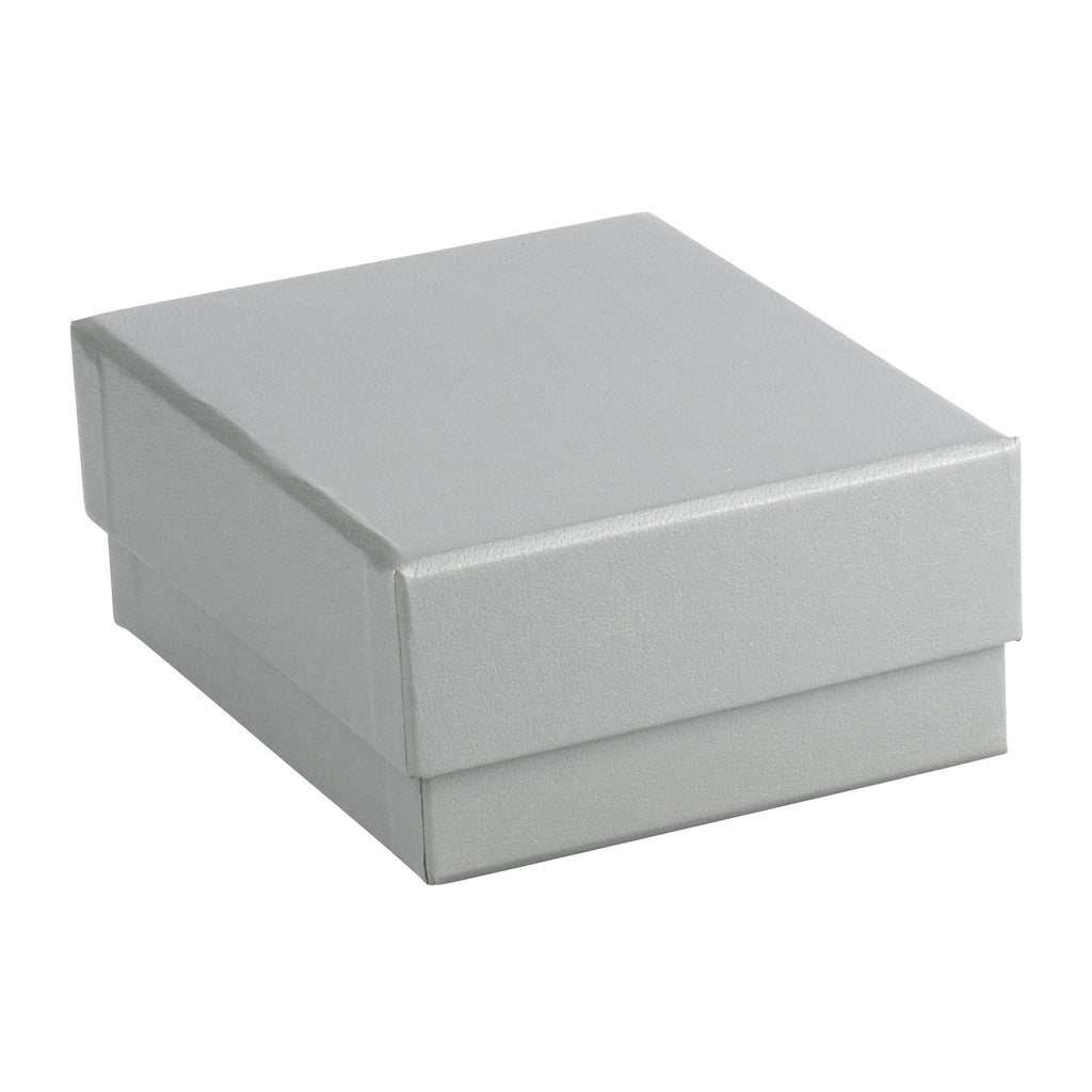 Suede Large Pendant Box with Matching Suede Interior