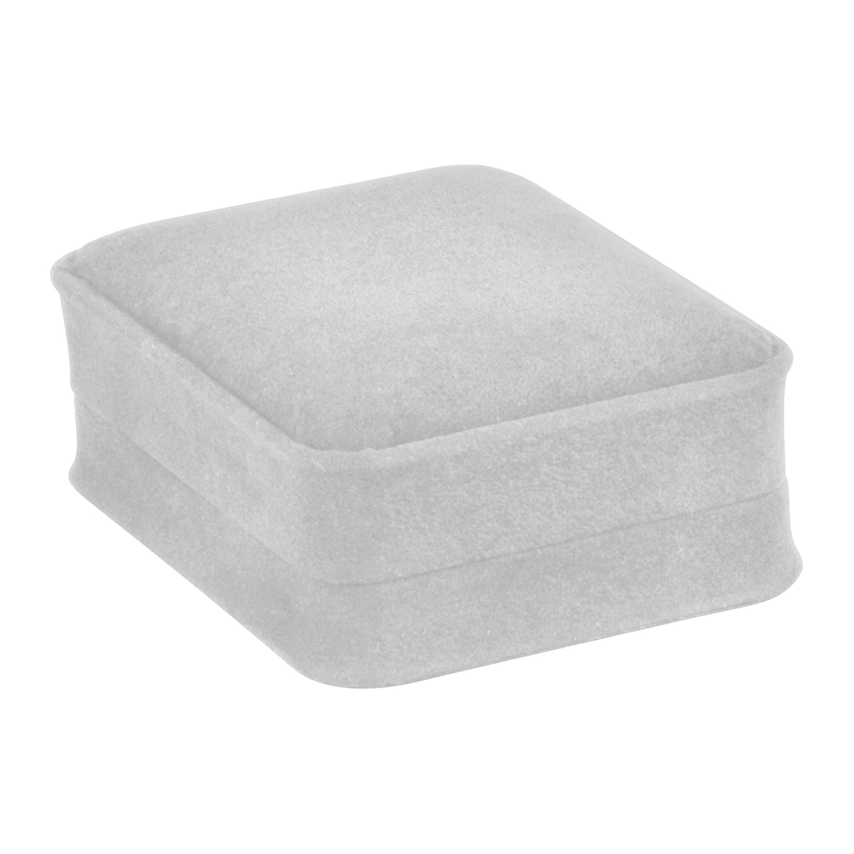 Suede Large Pendant Box with Matching Suede Interior