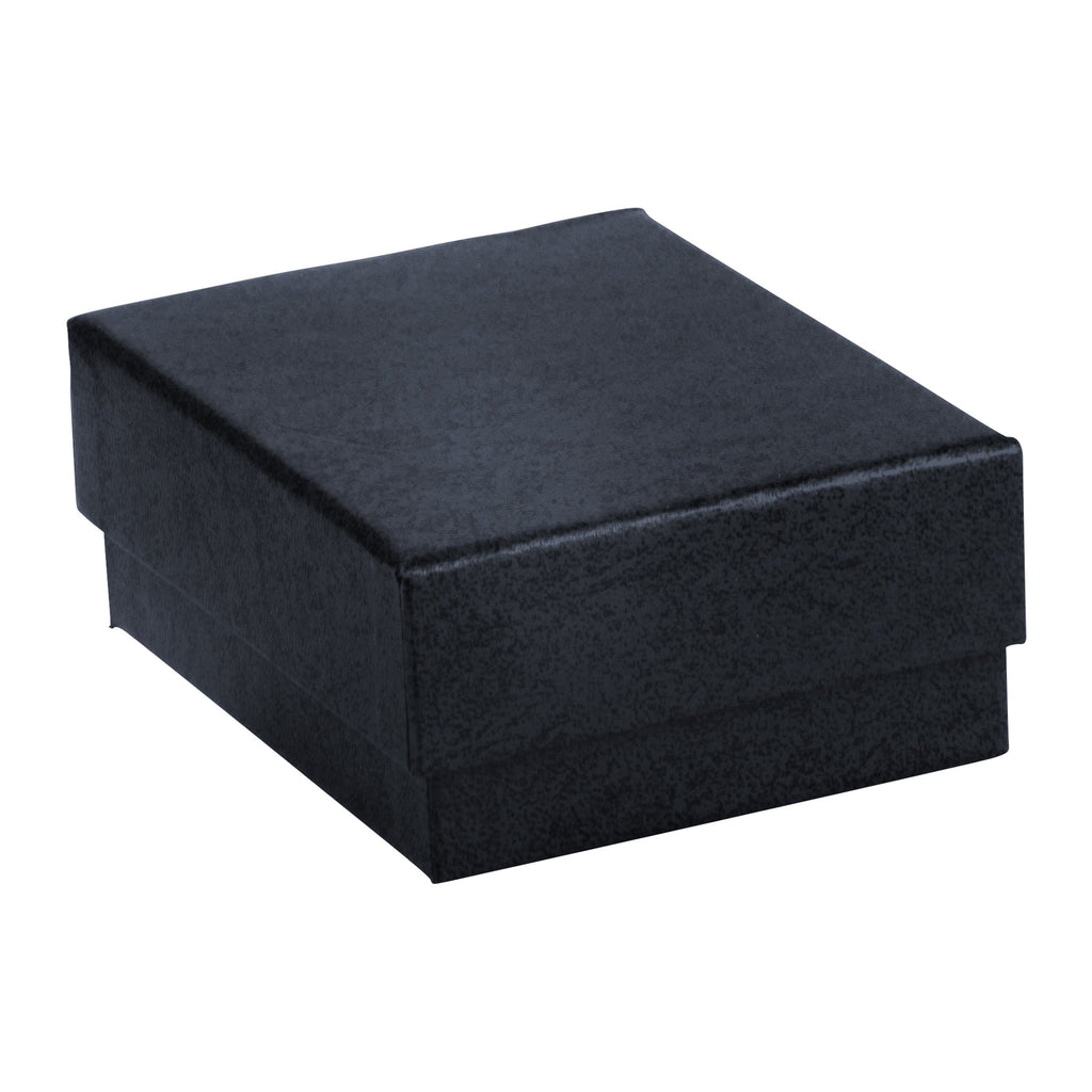Suede Large Pendant Box with Matching Suede Interior