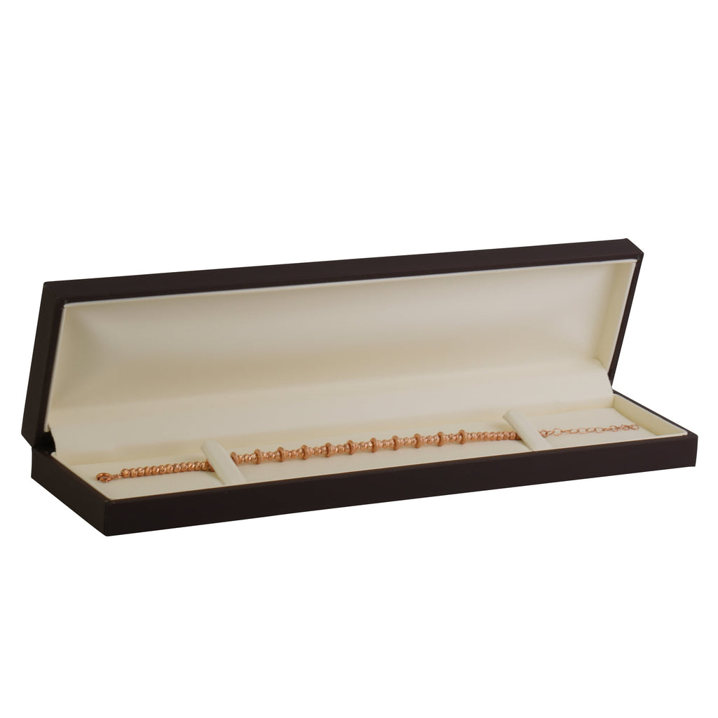 Matte Paper Covered Bracelet Box with Matching Moulded Sleeve