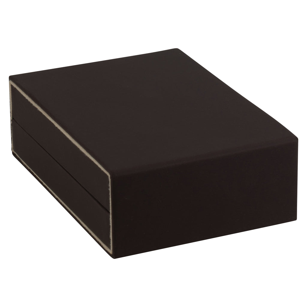 Matte Paper Covered French Clip Earring Box with Matching Moulded Sleeve