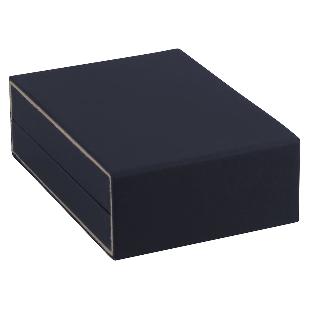 Matte Paper Covered French Clip Earring Box with Matching Moulded Sleeve