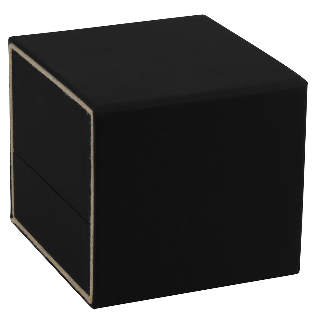 Matte Paper Covered Large Single Ring Box with Matching Moulded Sleeve