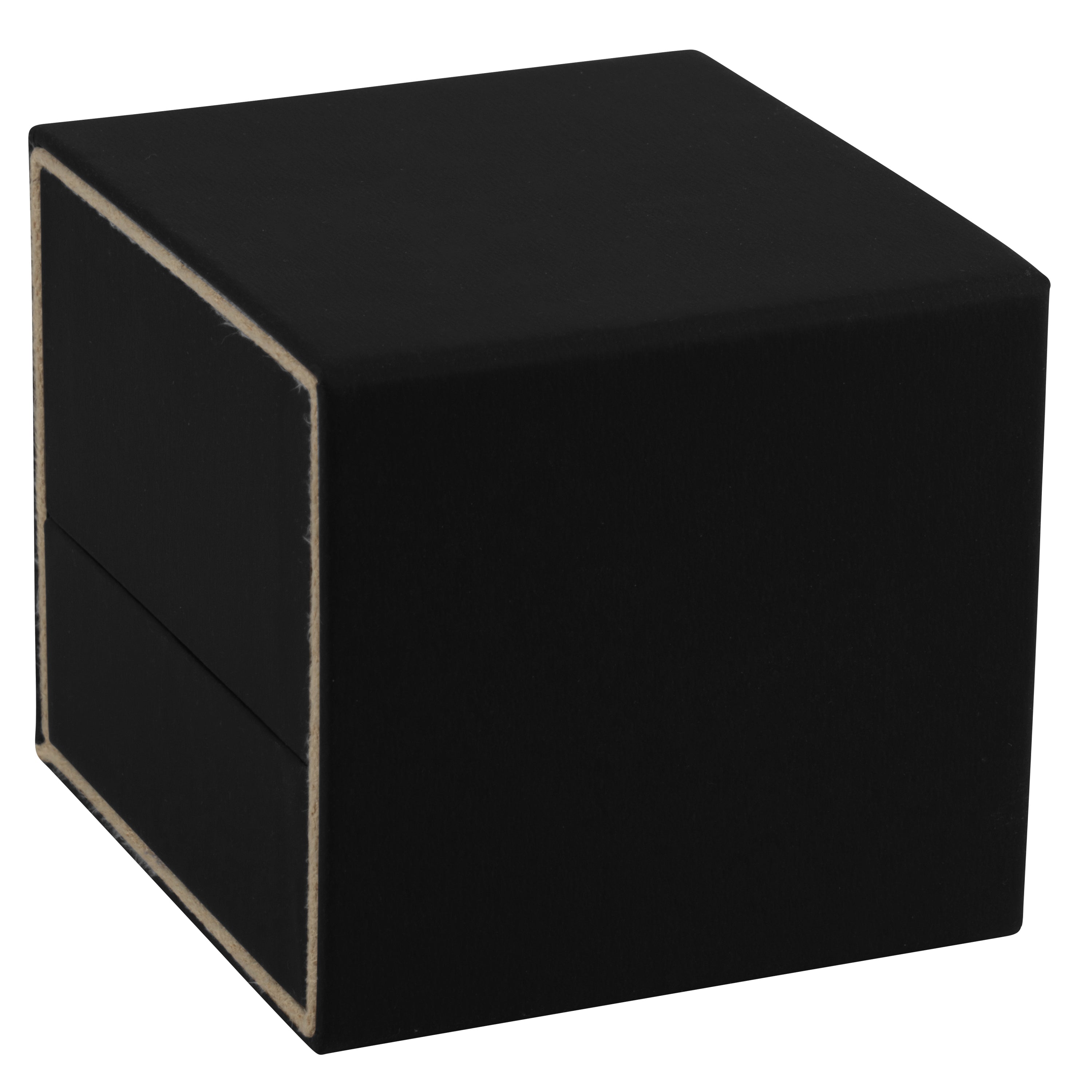 Matte Paper Covered Large Single Ring Box with Matching Moulded Sleeve
