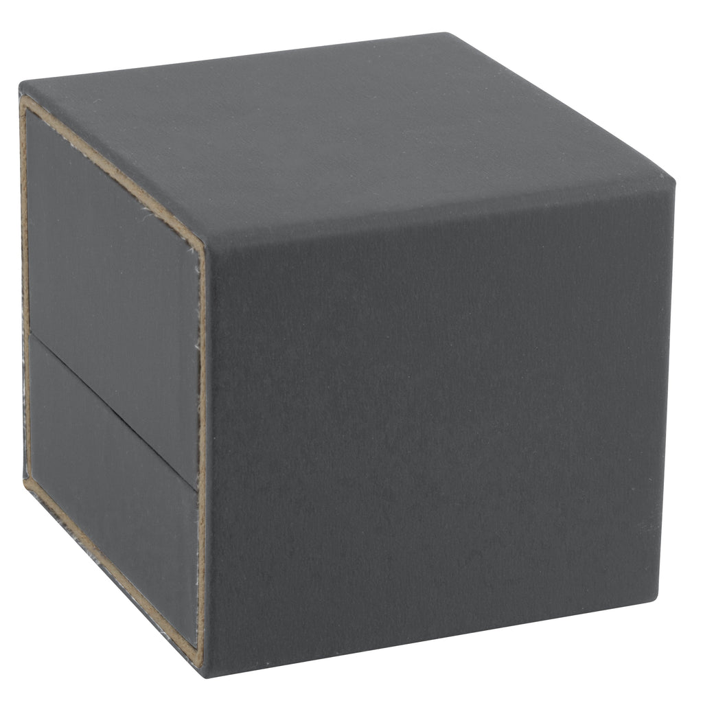 Matte Paper Covered Large Single Ring Box with Matching Moulded Sleeve
