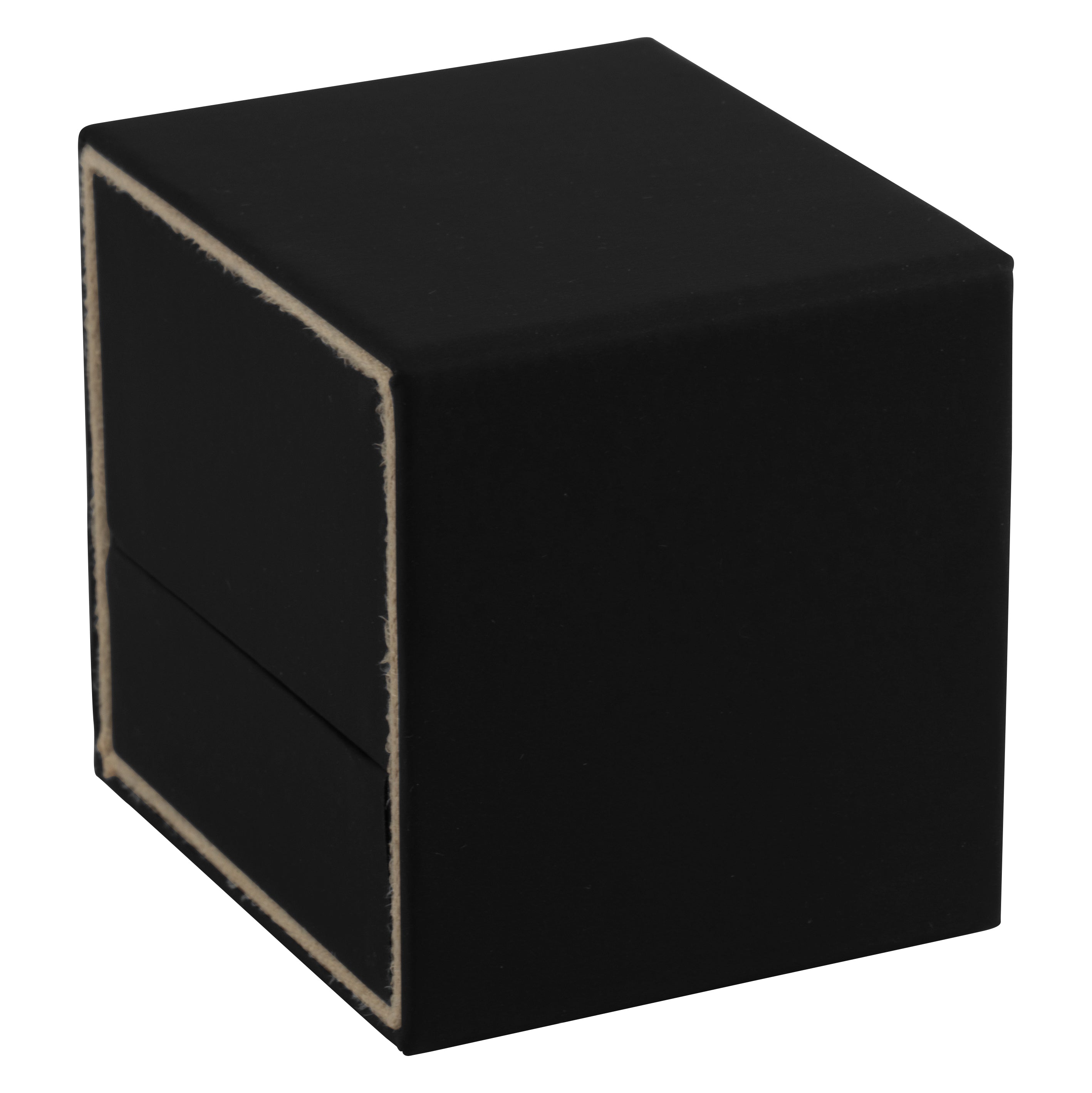 Matte Paper Covered Single Ring Box with Matching Moulded Sleeve