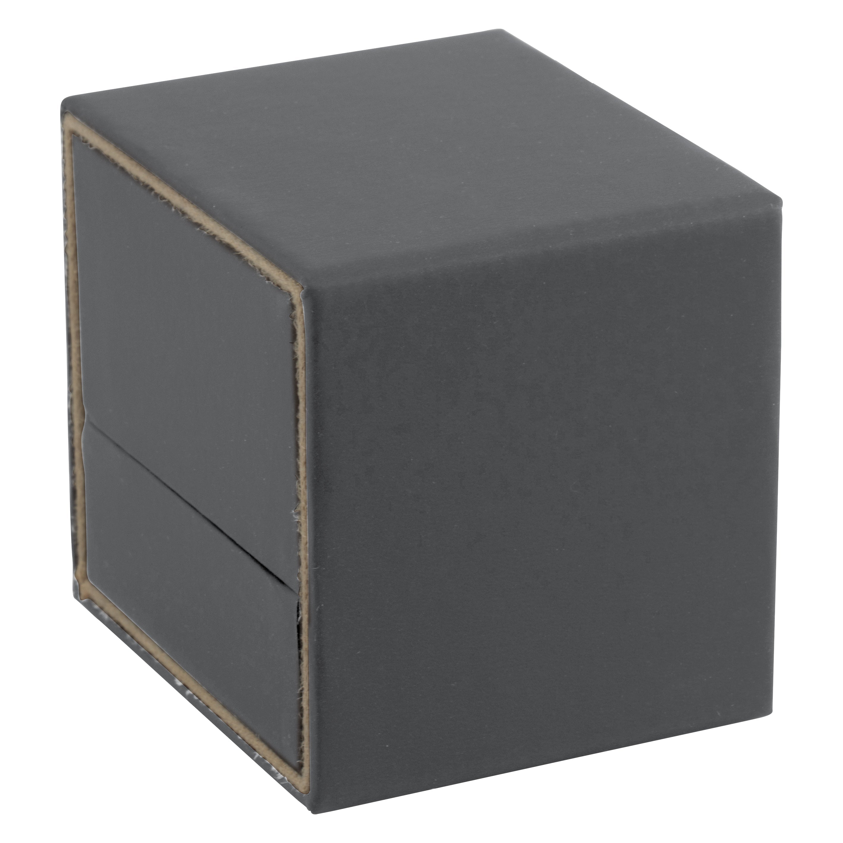 Matte Paper Covered Single Ring Box with Matching Moulded Sleeve