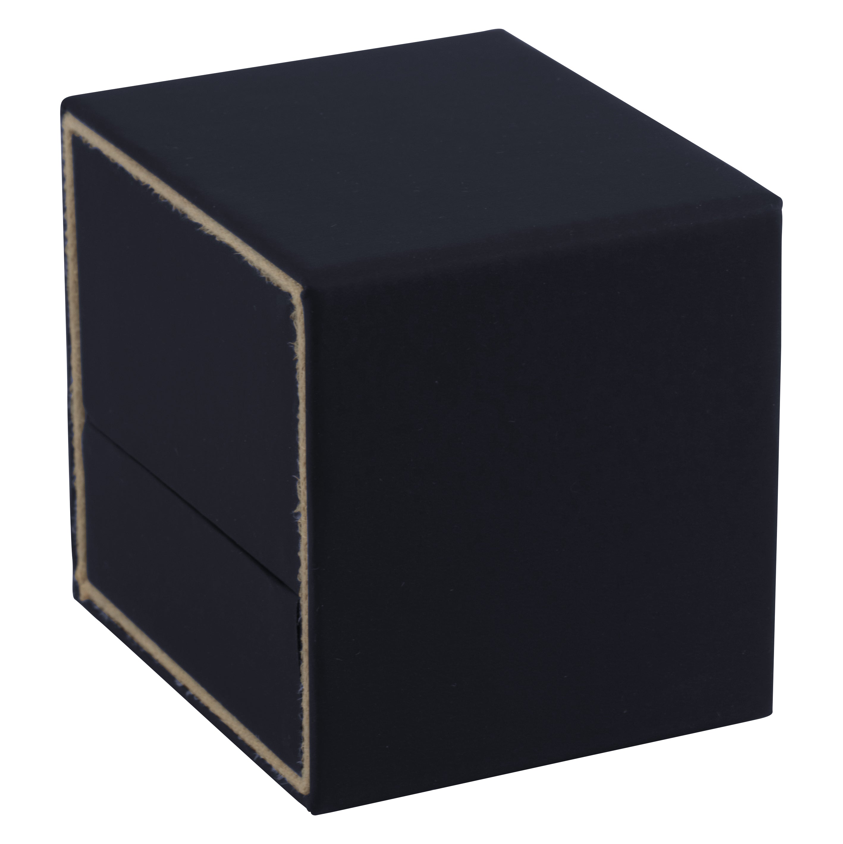 Matte Paper Covered Single Ring Box with Matching Moulded Sleeve