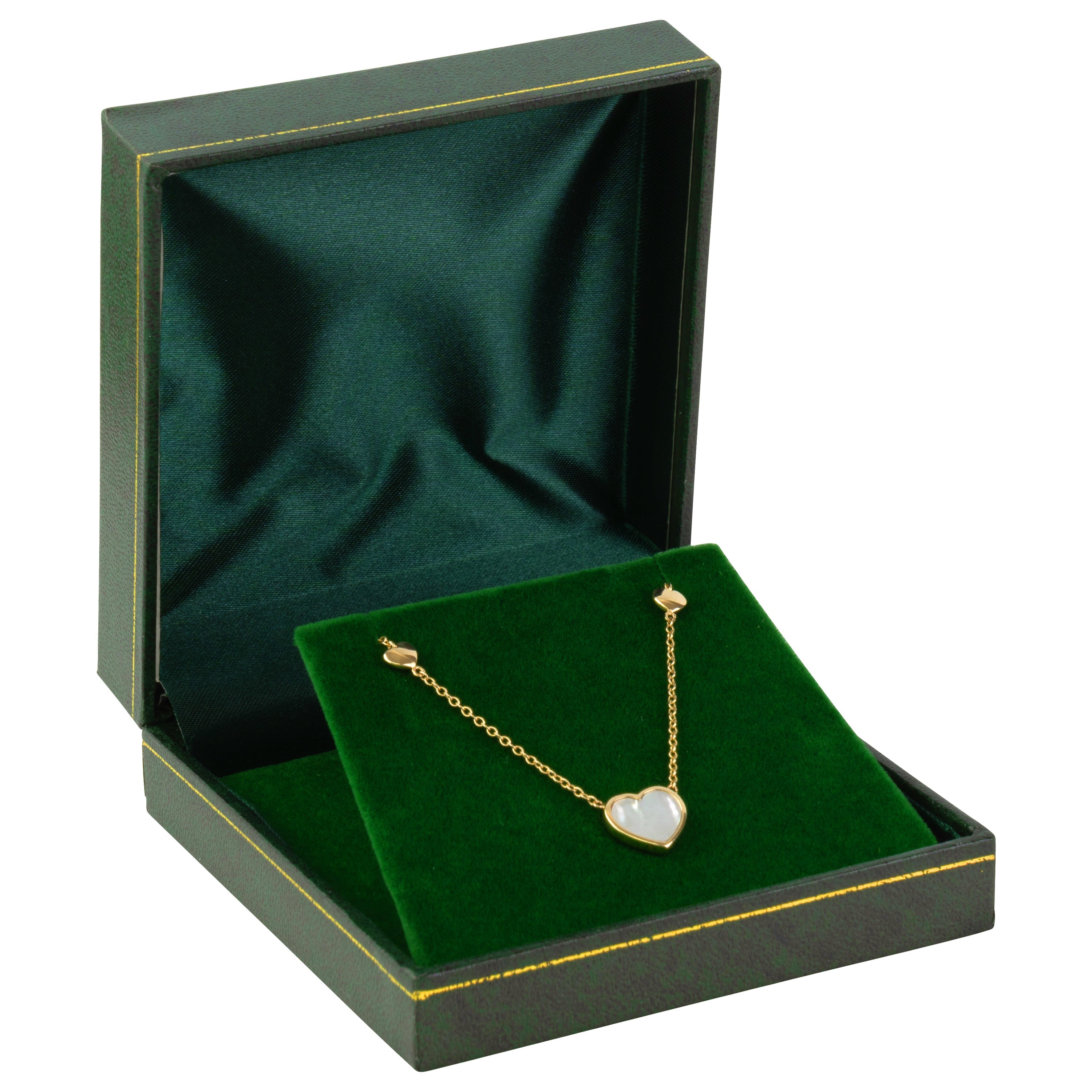 Paper Covered Universal Box with Gold Accent