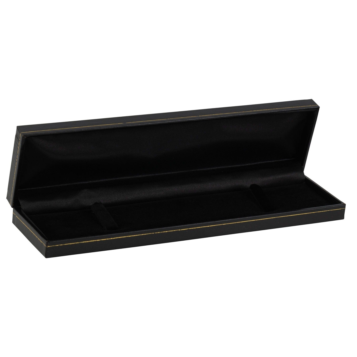 Paper Covered Bracelet Box with Gold Accent