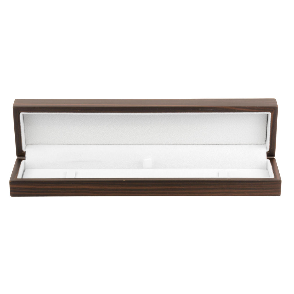 Brown Zebra Wood Bracelet Box
