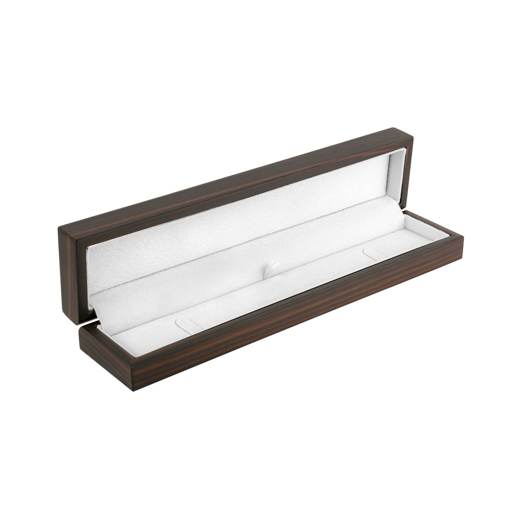 Brown Zebra Wood Bracelet Box